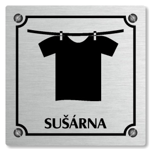Sušárna, 80x80mm, stříbrná, Kansas